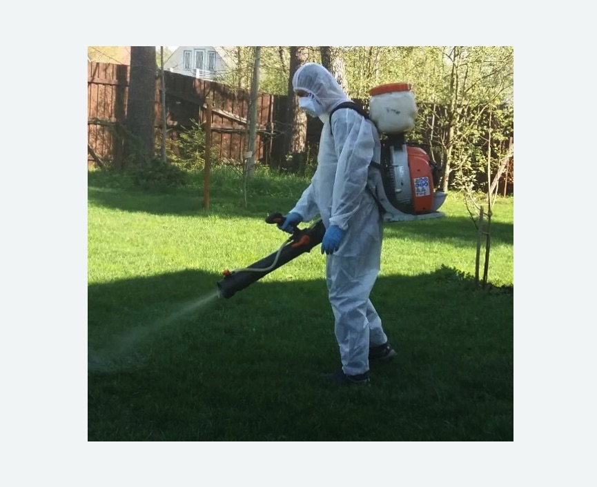 Обработка территории от клещей в Камешково